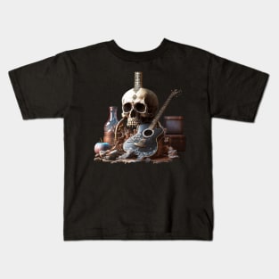 Extremely Heavy Metal Skull Kids T-Shirt